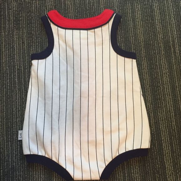 First Moments Baseball Onesie, 3/6M, NWOT - Picture 2 of 2